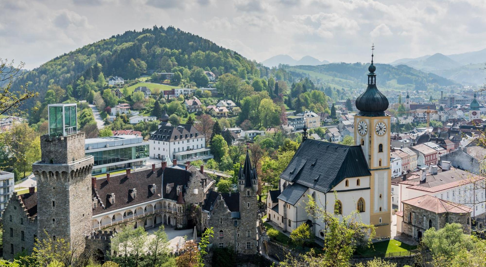 Das Schloss An Der Eisenstrasse ไวด์โฮเฟิน อัน แดร์อิบส์ ภายนอก รูปภาพ